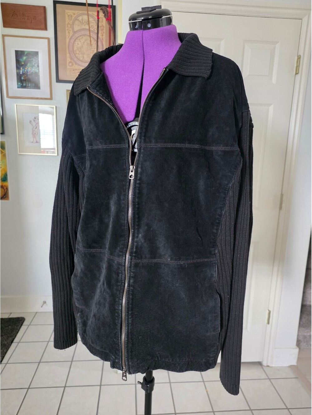 Vintage Cubavera hybrid Sweater jacket size xxl